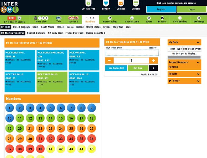 Interbet review lotto betting