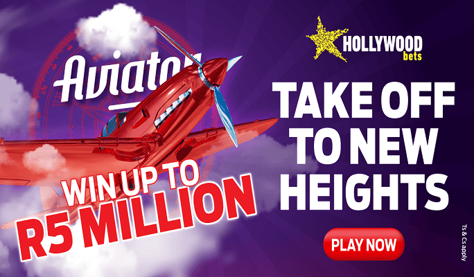 Hollywoodbets increases the max. payout on Aviator to R5 Million