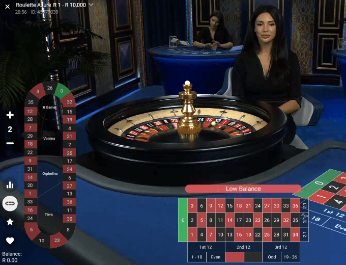 Roulette Azure game