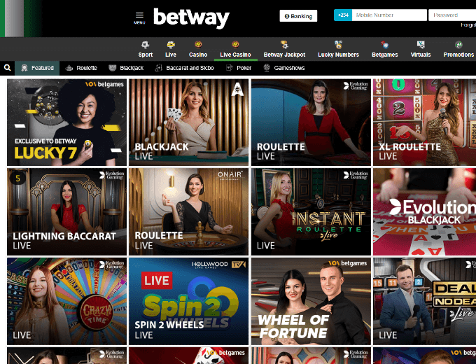 Betway Nigeria Screen 1