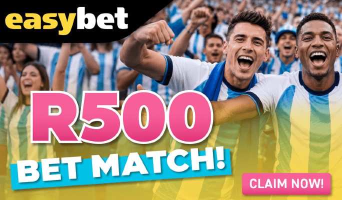 Easybet R500 Bet Match WC bet and win