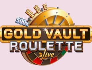 Gold Vault Roulette Live Logo bet and win
