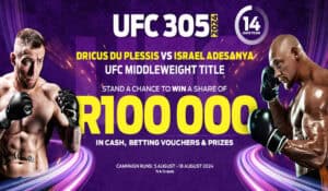 UFC 305 Campaign with Hollywoodbets