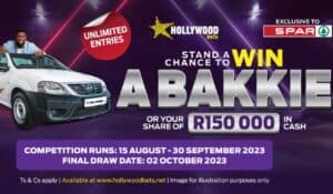 Win a Bakkie with Hollywoodbets!