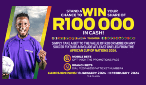 Win R100 000 with Afcon & Hollywoodbets