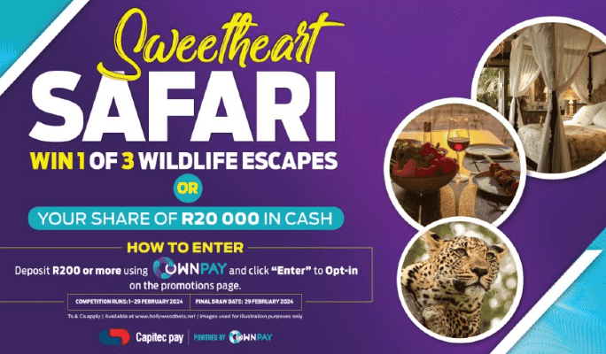 Hollywoodbets OWNPAY Sweetheart Safari