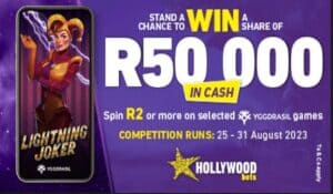 Hollywoodbets Yggdrasil Games Promotion