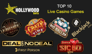 Hollywoodbets Top Live Casino Games