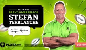 Playa Bets Welcomes Stefan Terblanche as Brand Ambassador