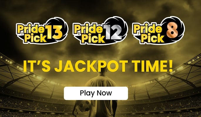 PrideBet Ghana PridePick jackpot games