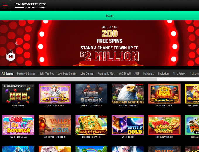 Supabets March 2023 Slots