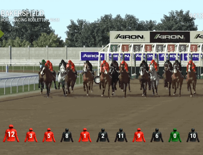 Jika Horse Racing Roulette race start